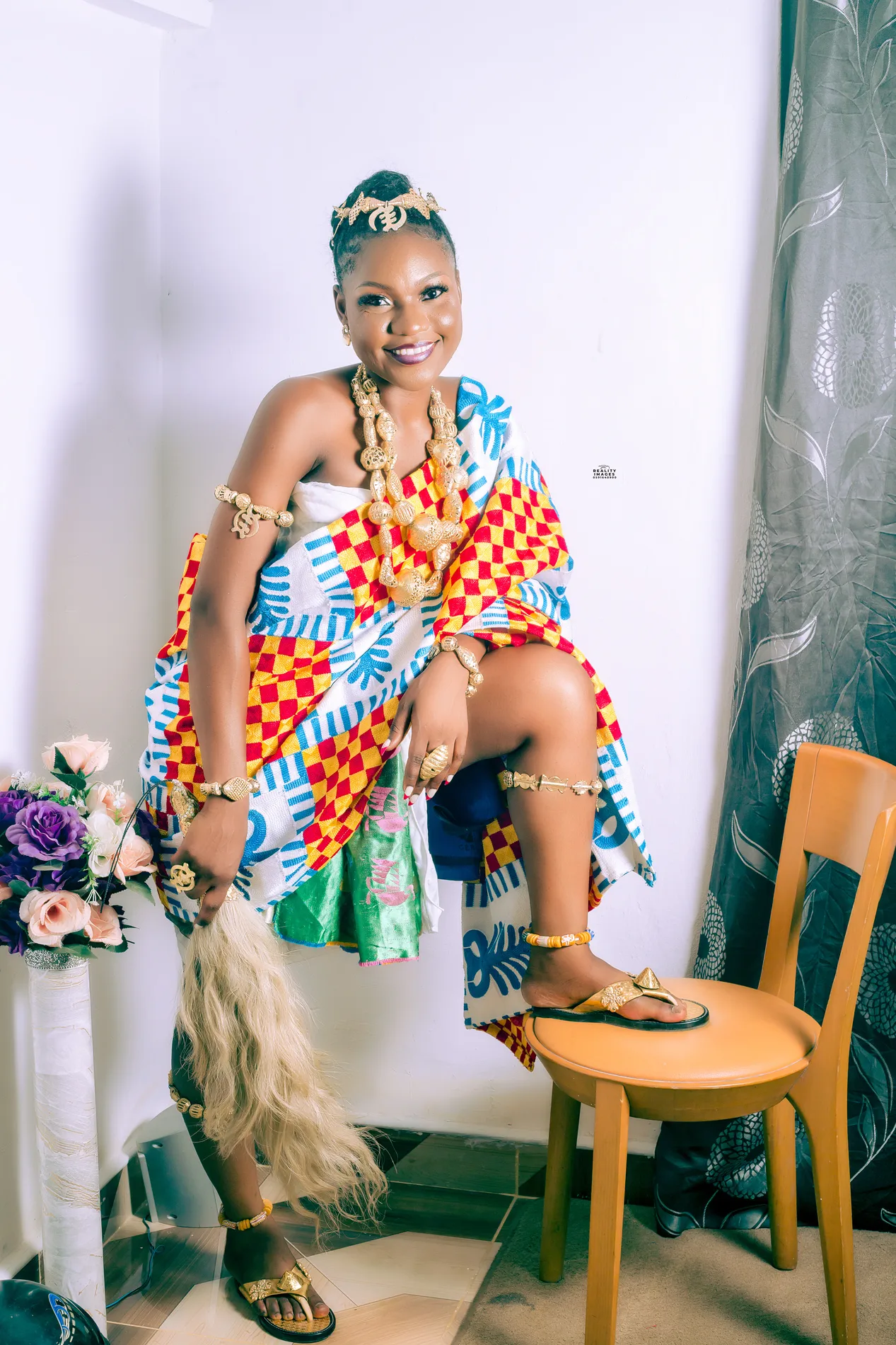 Colourful portrait from a Reality Images photoshoot